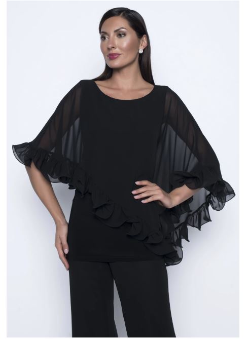 Gorgeous Ruffled Up Top for Cocktail/Races/Blacktie Modes Eventwear NZ