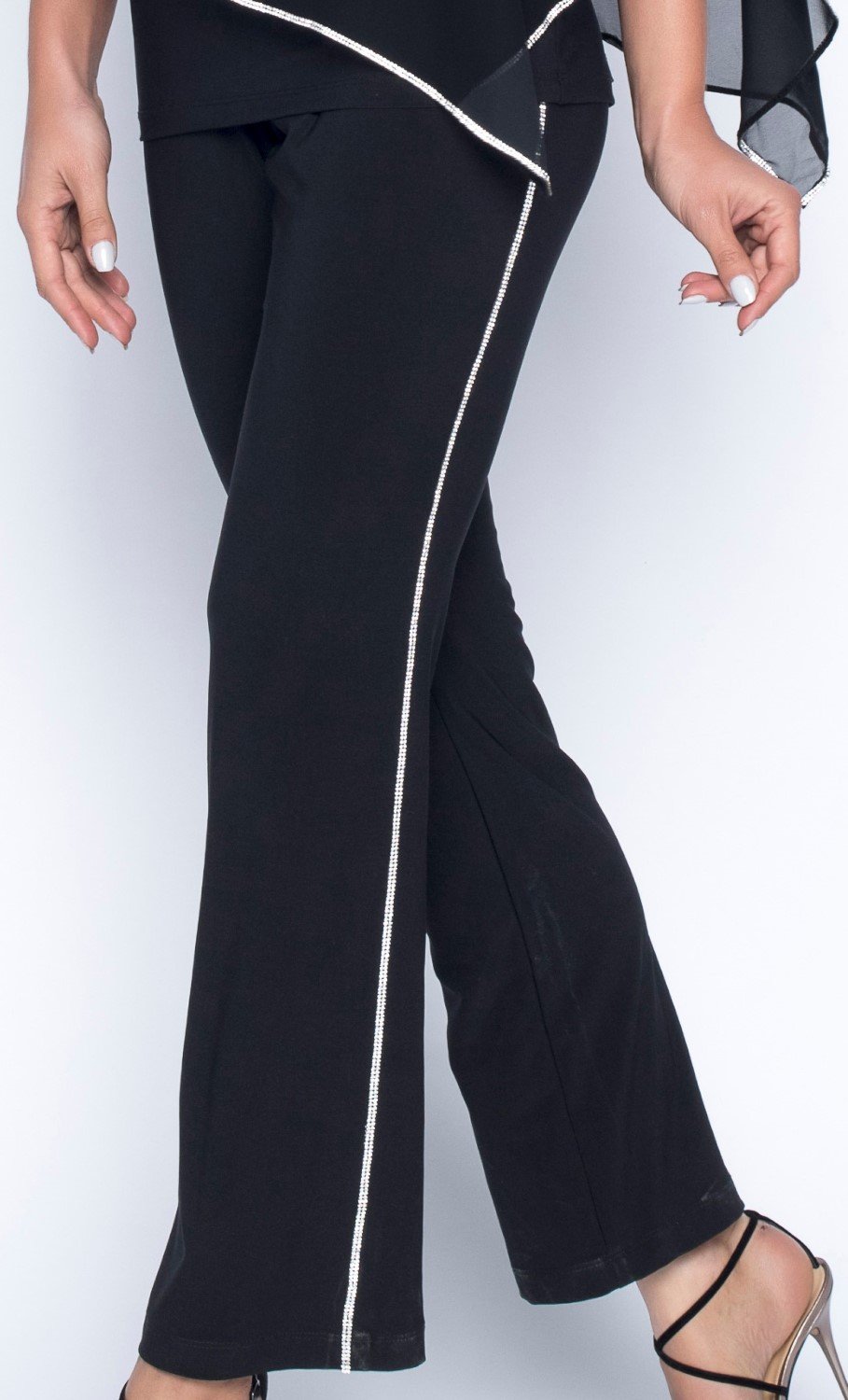 Sequin trimmed Blacktie/ Cocktail wear Pants Modes Eventwear NZ