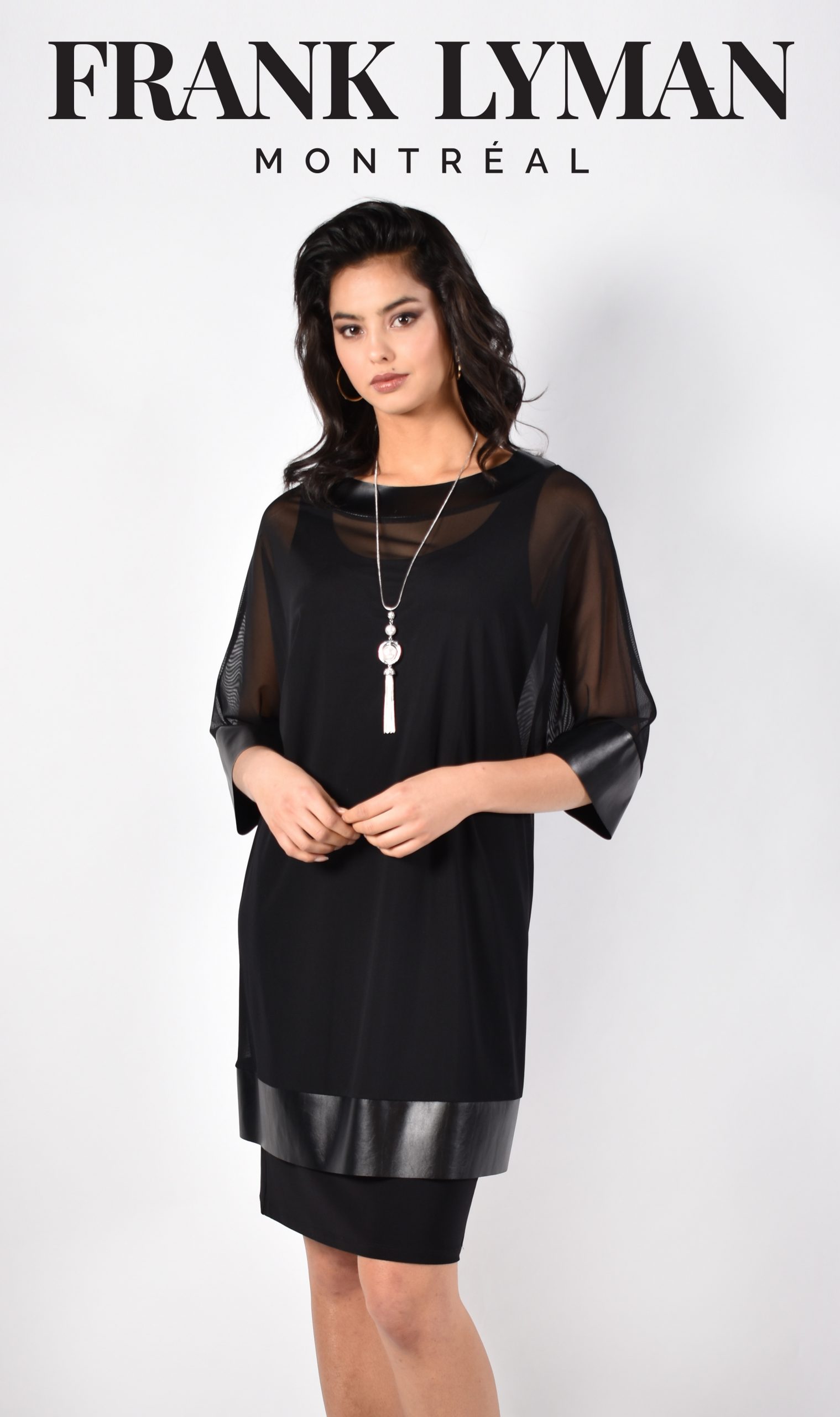 black dress with separat flattering sheer overlay.JPG