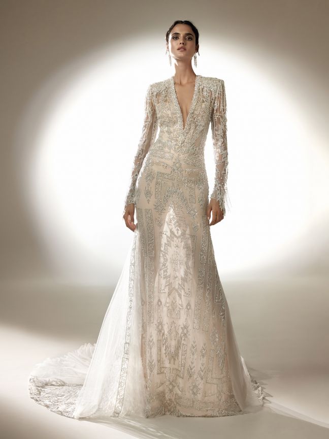 Atelier 23473/20 Beaded Couture Gown | Modes NZ