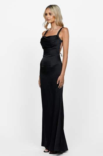 Cowled Neckline Backless Dress with Looped Straps.JPG