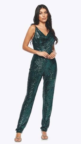 Stretch Sequin Jumpsuit with Spaghetti Straps .JPG