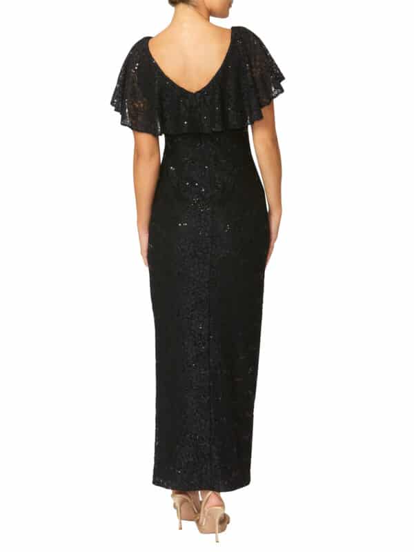 Black Sequin Lace Glamour Gown.JPG