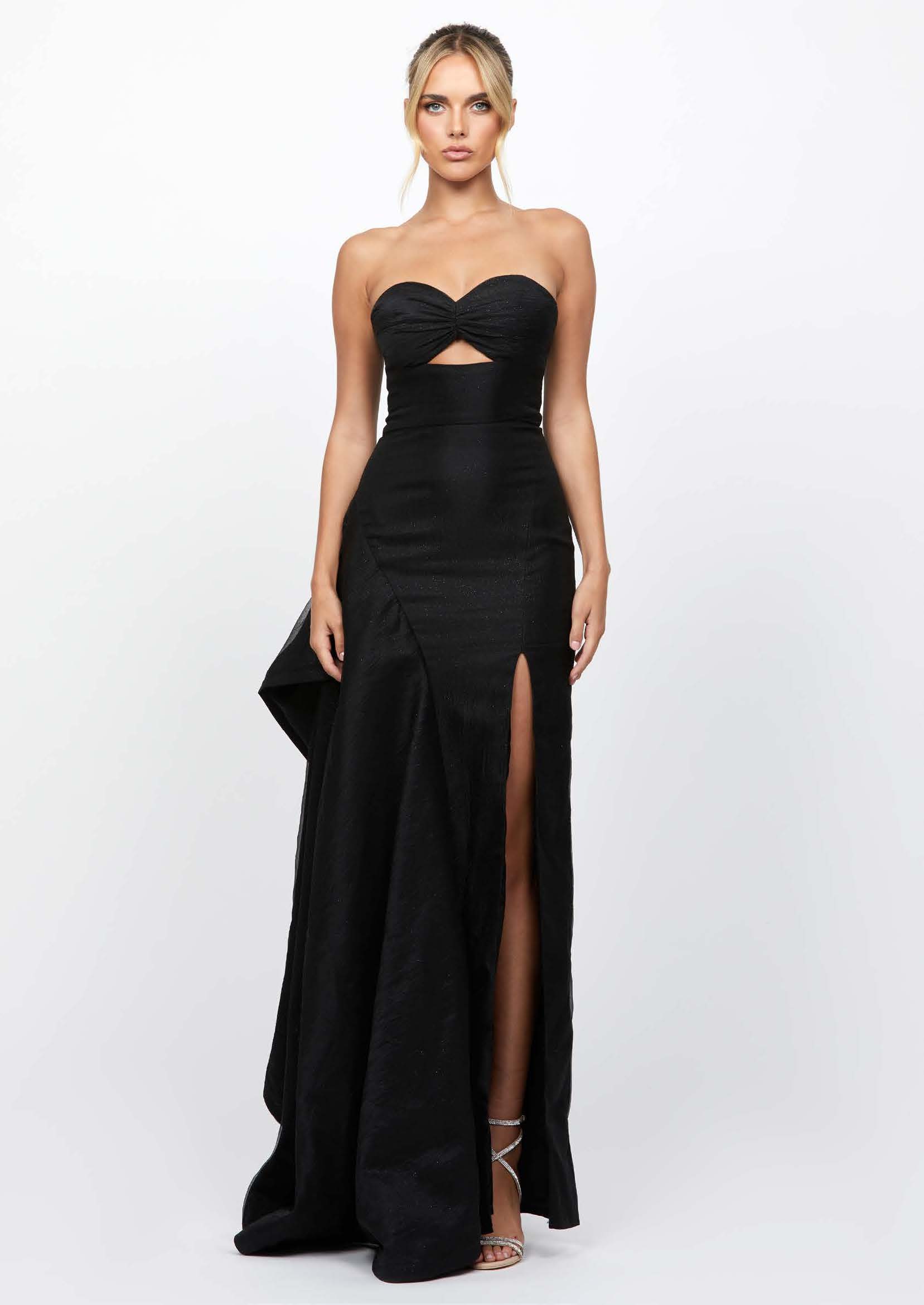 Glitter Organza Strapless Gown B7924L.JPG