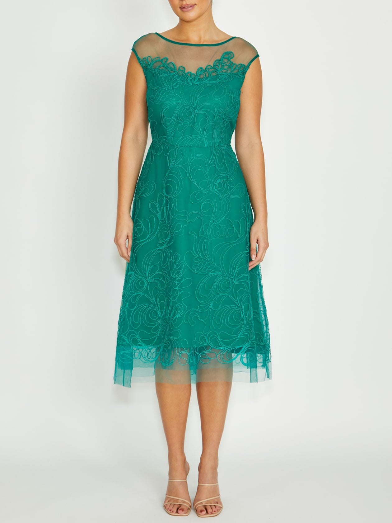 Sea Green A-Line DRESS ACDR35.JPG