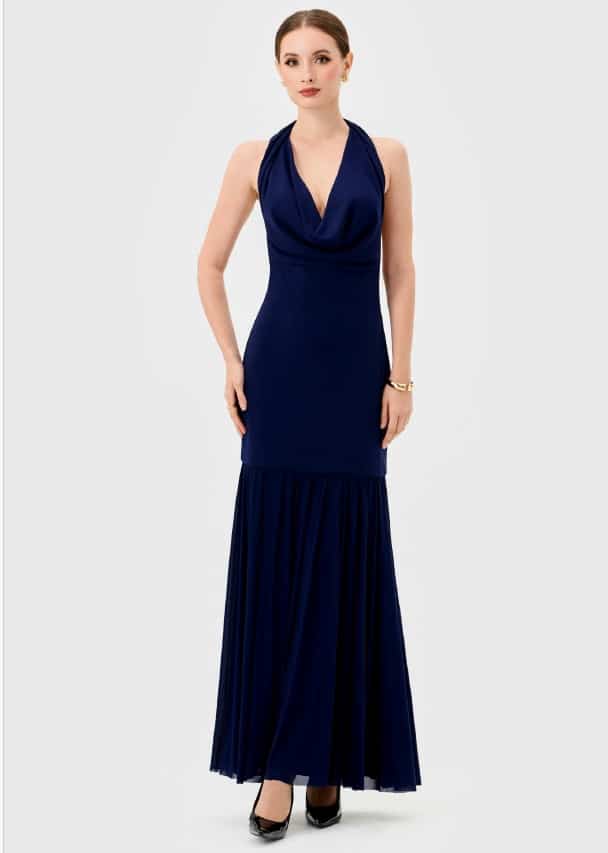 Draped Halter Neck Maxi Dress BL8240L.JPG