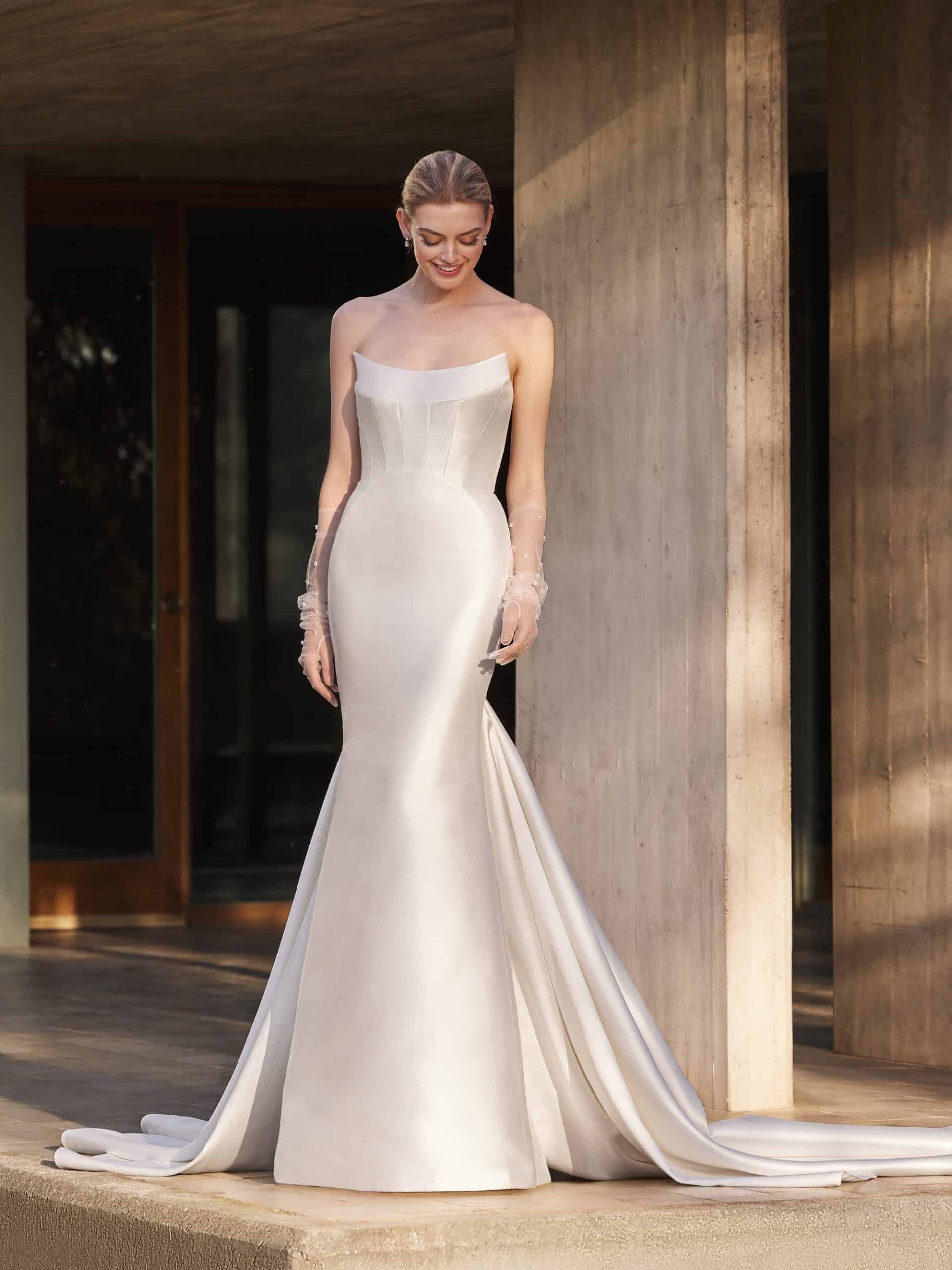 Timeless Mermaid Mikado Wedding Gown.JPG