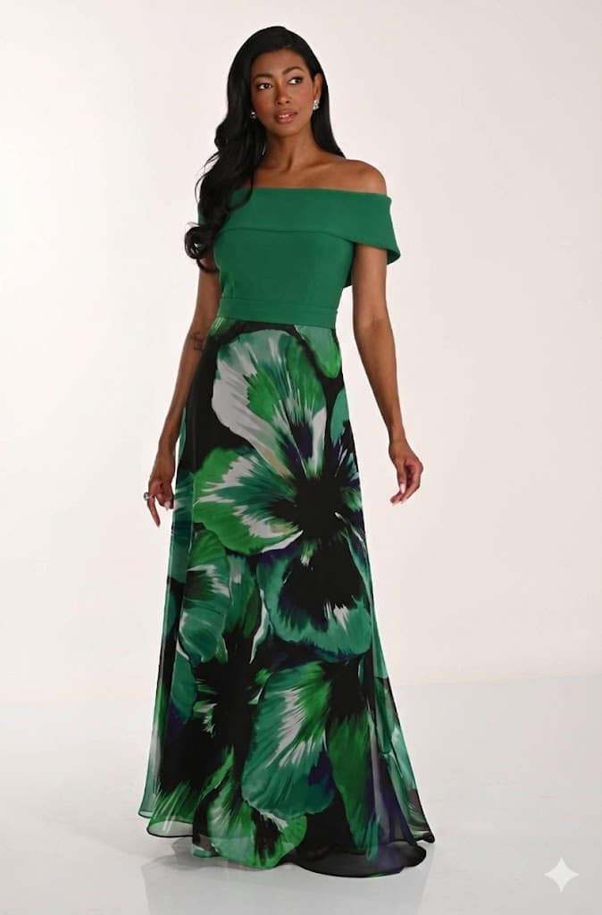 Floral Off-Shoulder Maxi Dress FLDR44.JPG