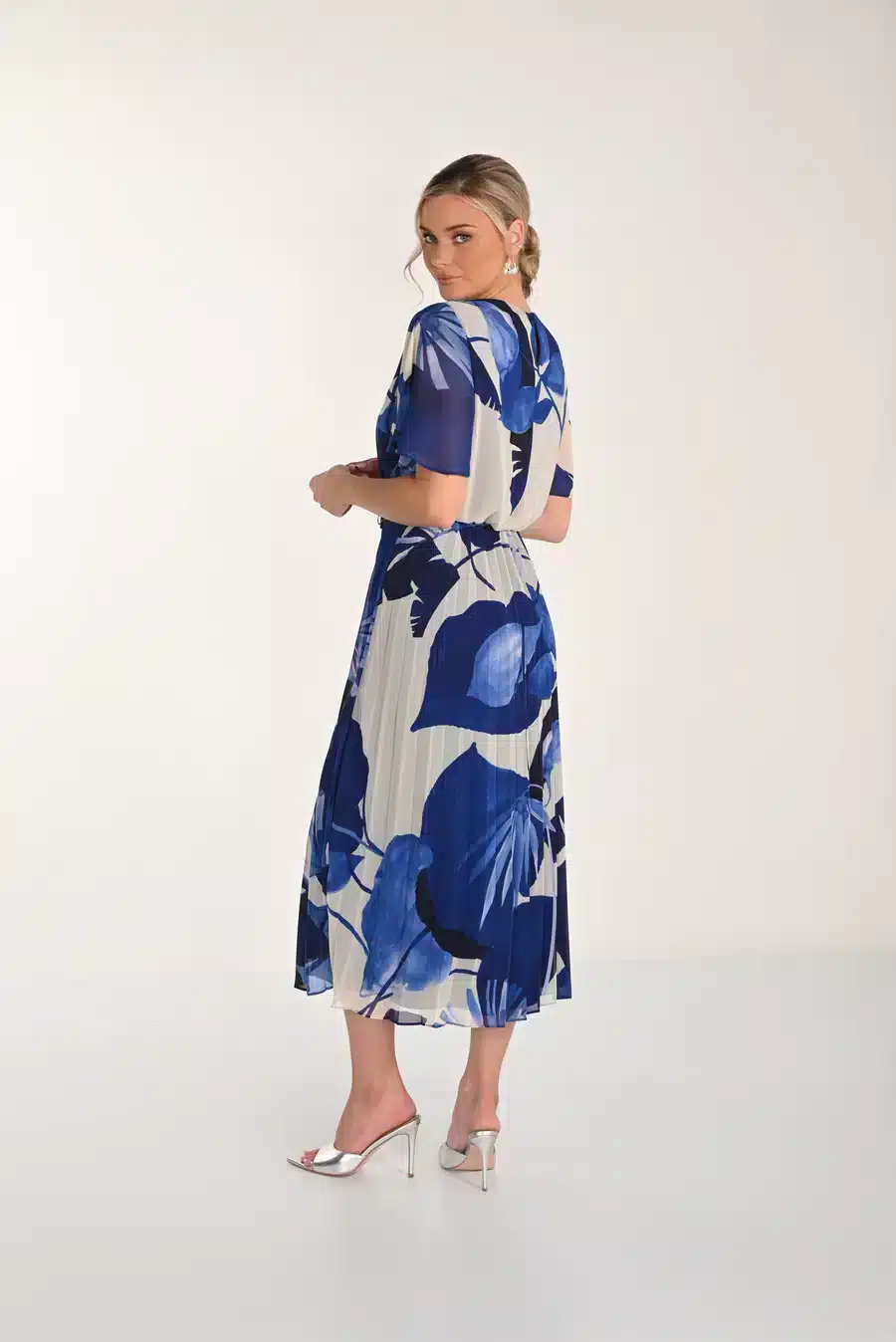 Floral A-Line Midi Dress FLDR55.JPG