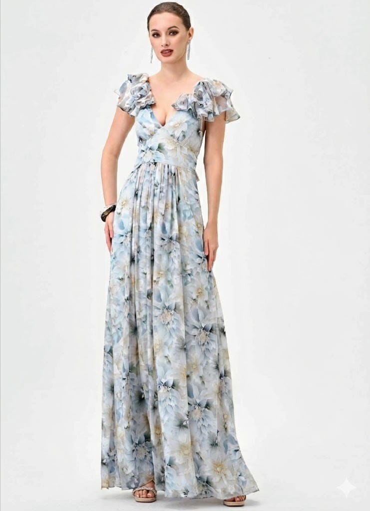 Ruffled Strap A-Line Gown BL830103.JPG