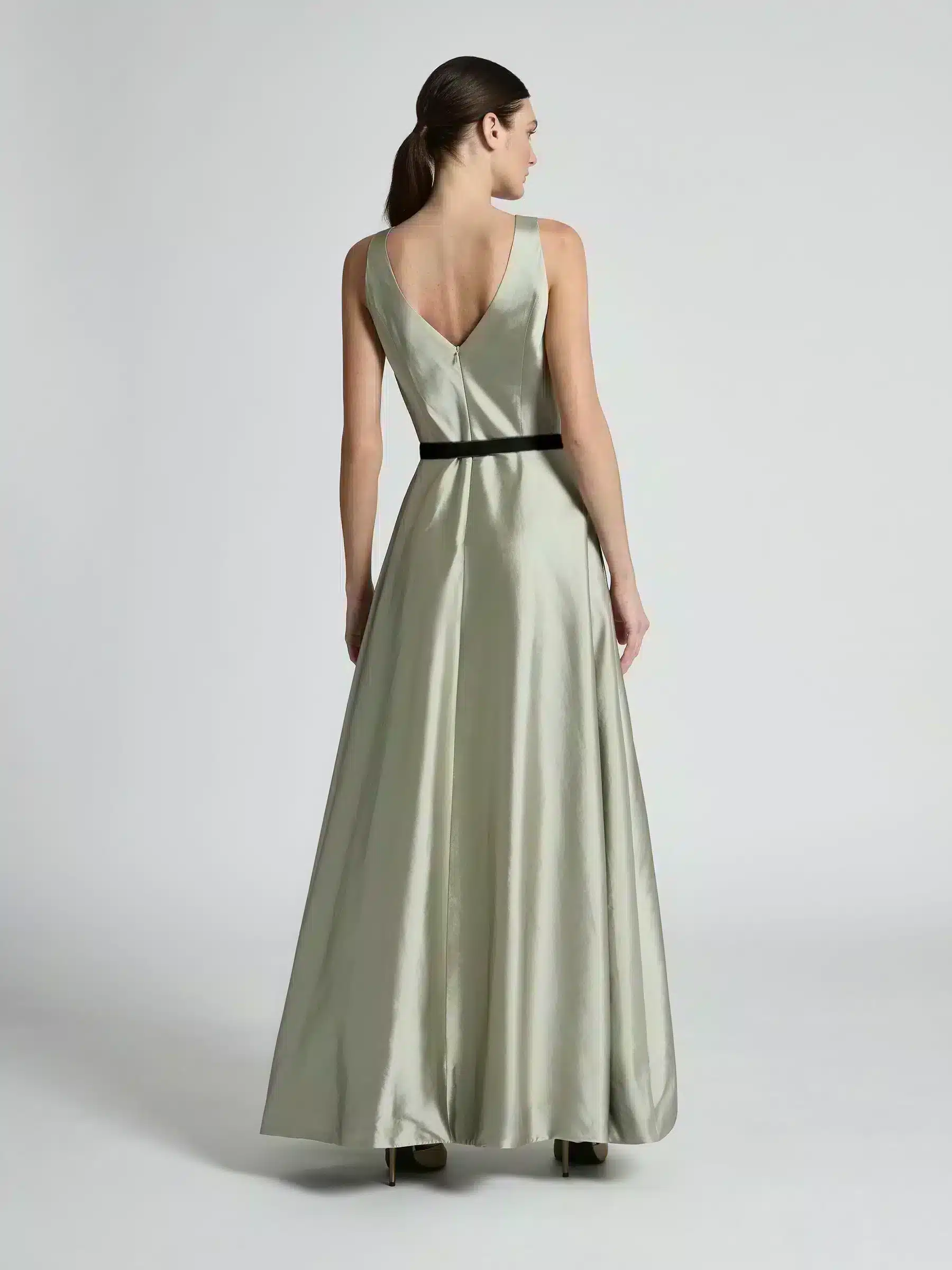 Metallic Shot Taffeta High-Low Gown MSDR21.JPG