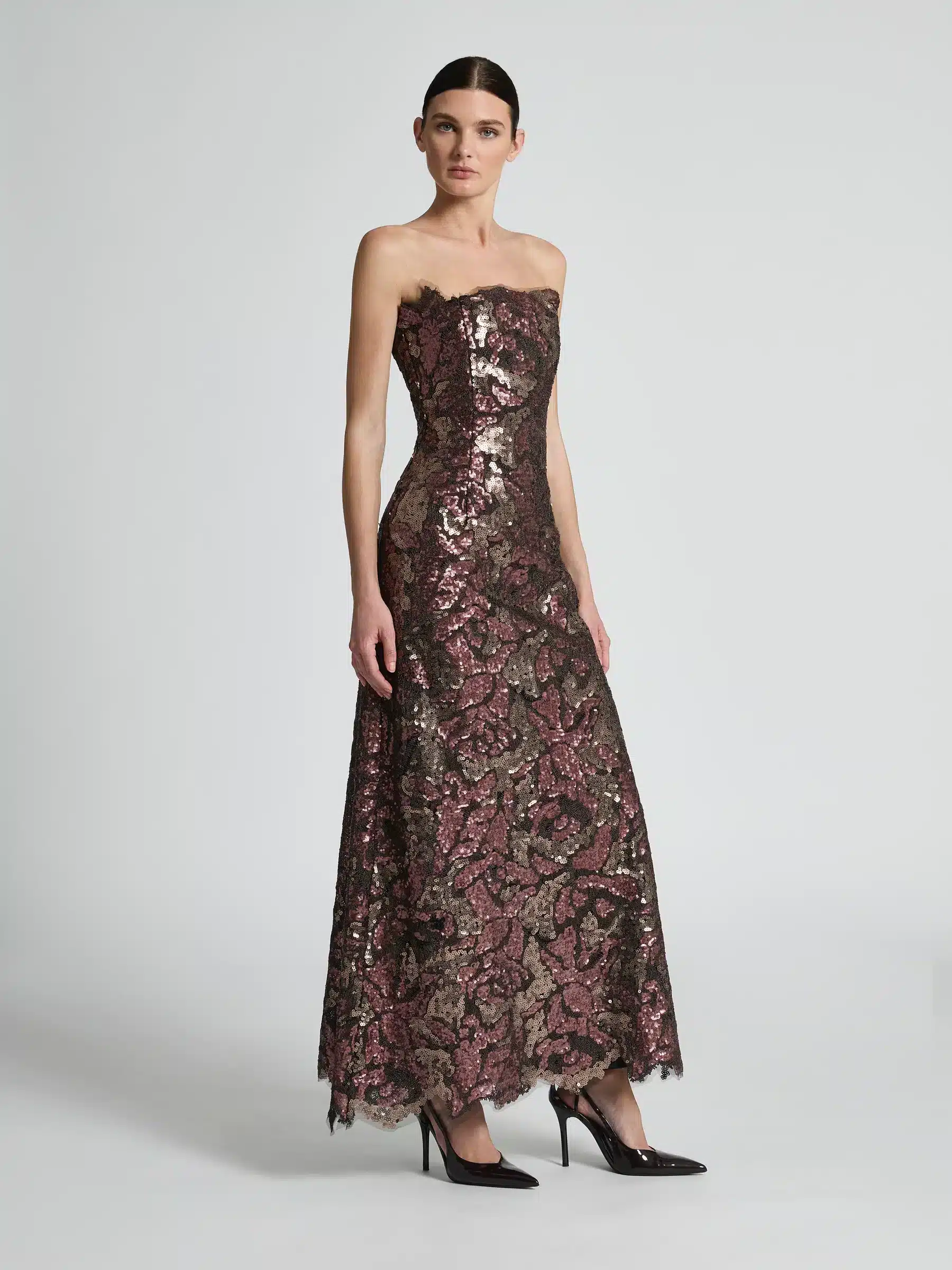 Strapless Sequin-Embroidered Tulle Gown MSDR27.JPG