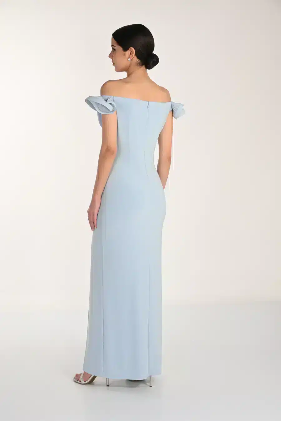 Off-the-Shoulder Ruffle Long Dress FLDR48.JPG