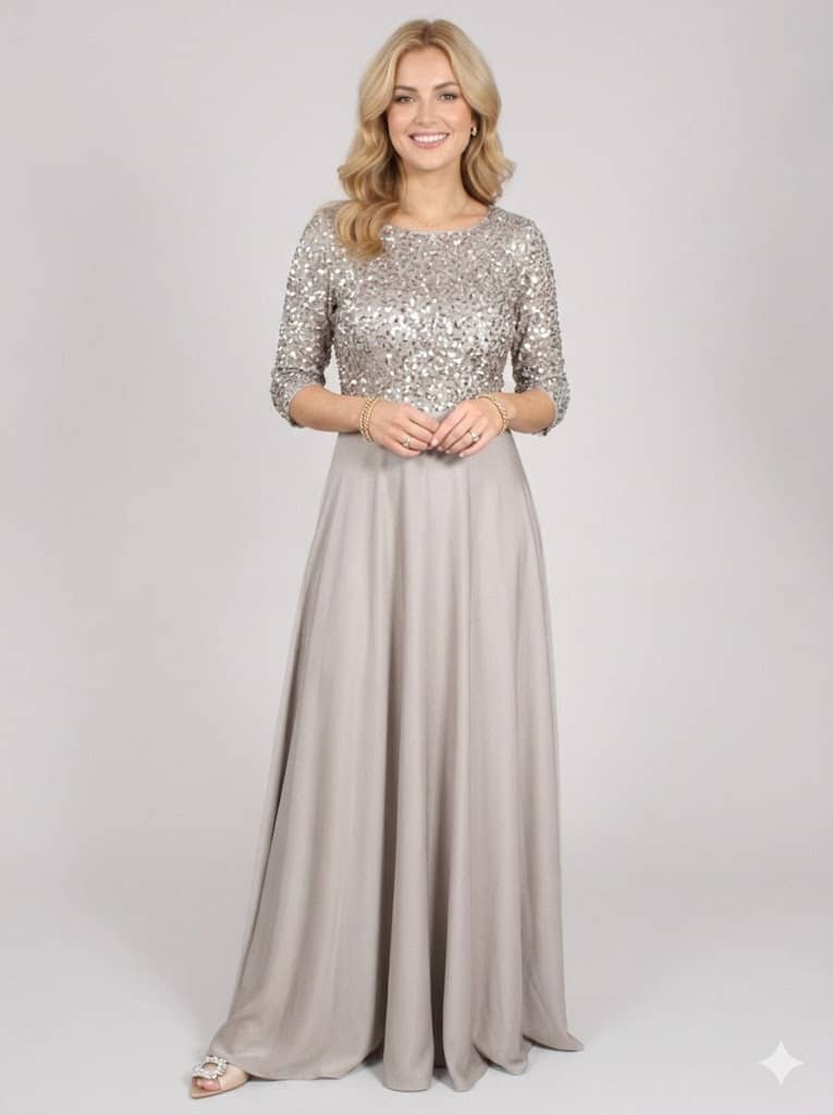 Long Dress – Sequin Overlay Bodice FLDR27.JPG