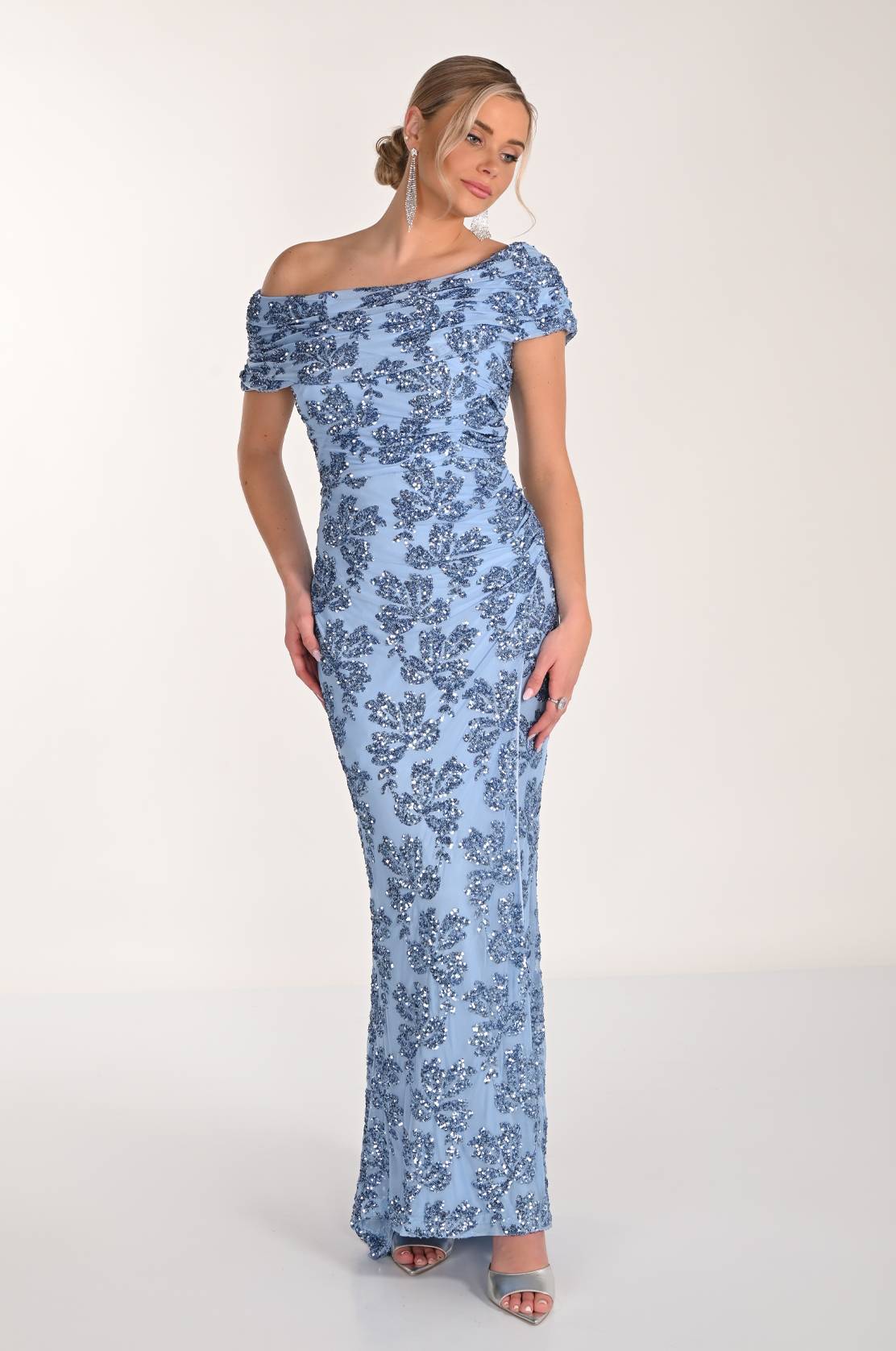 Asymmetric Sequin Long Dress FLDR70.JPG