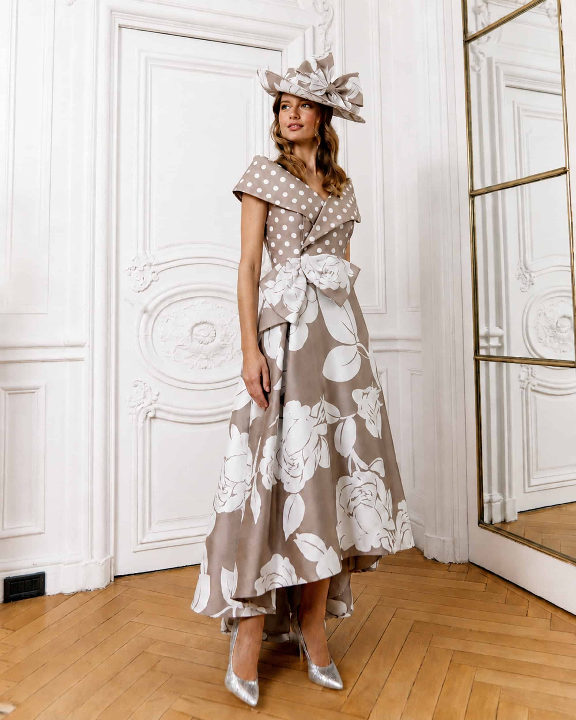 Off-Shoulder Jacquard High-Low A-Line Dress MCDR7669.JPG