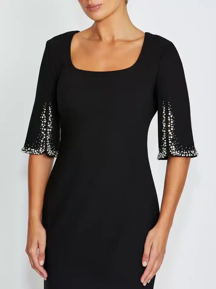 stretch scuba crepe gown ACDR46.JPG